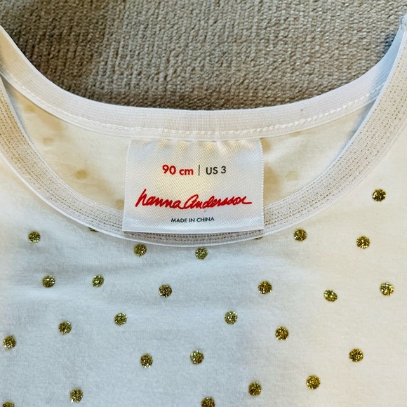 Hanna Andersson Rainbow Long Sleeve Glitter Dress 🌈 - Picture 3 of 4